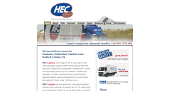 Desktop Screenshot of hec-logistics.co.uk